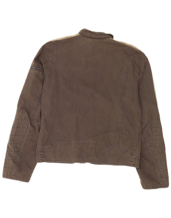 Jaqueta Bomber Masculina Diesel UK 40 Grande Algodão Colourblock Cinza