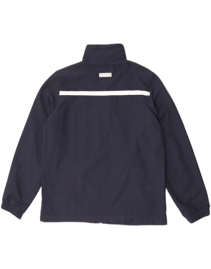 Sergio Tacchini Jaqueta masculina de agasalho médio azul marinho colorblock