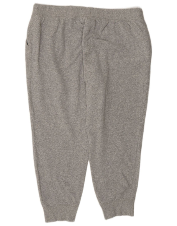 Calça de treino feminina Champion Joggers UK 18 XL cinza manchado de algodão