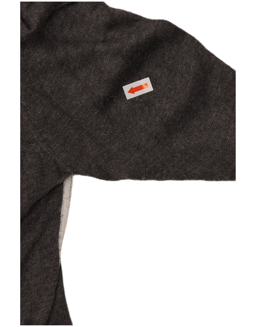 Suéter feminino ZARA com gola tartaruga Reino Unido 12 viscose cinza médio