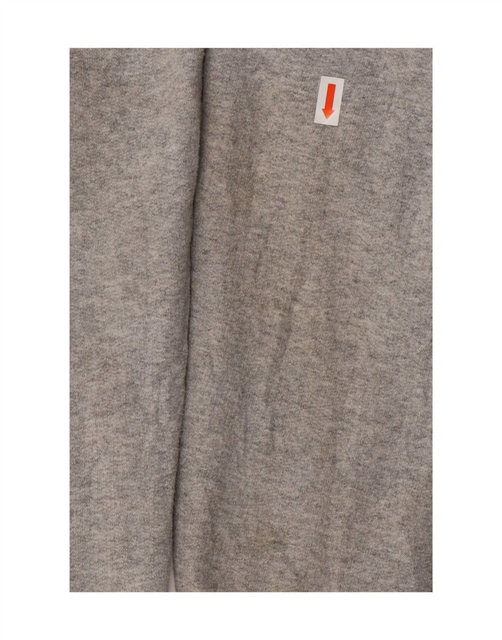 CHAMPION Womens Graphic Hoodie Jumper UK 14 Medium Grey Cotton Vintage Champion and Second-Hand Champion from Messina Hembry 