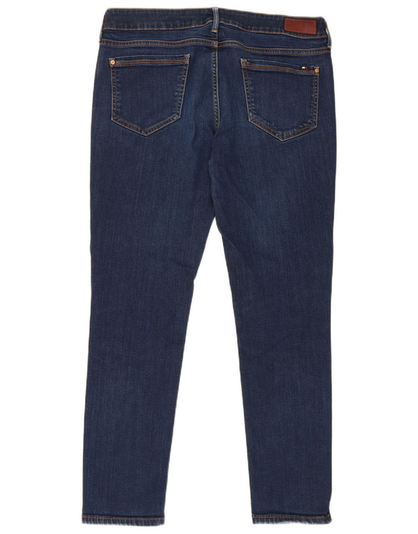 Jeans Tommy Hilfiger feminino Milan Slim W32 L30 azul marinho algodão