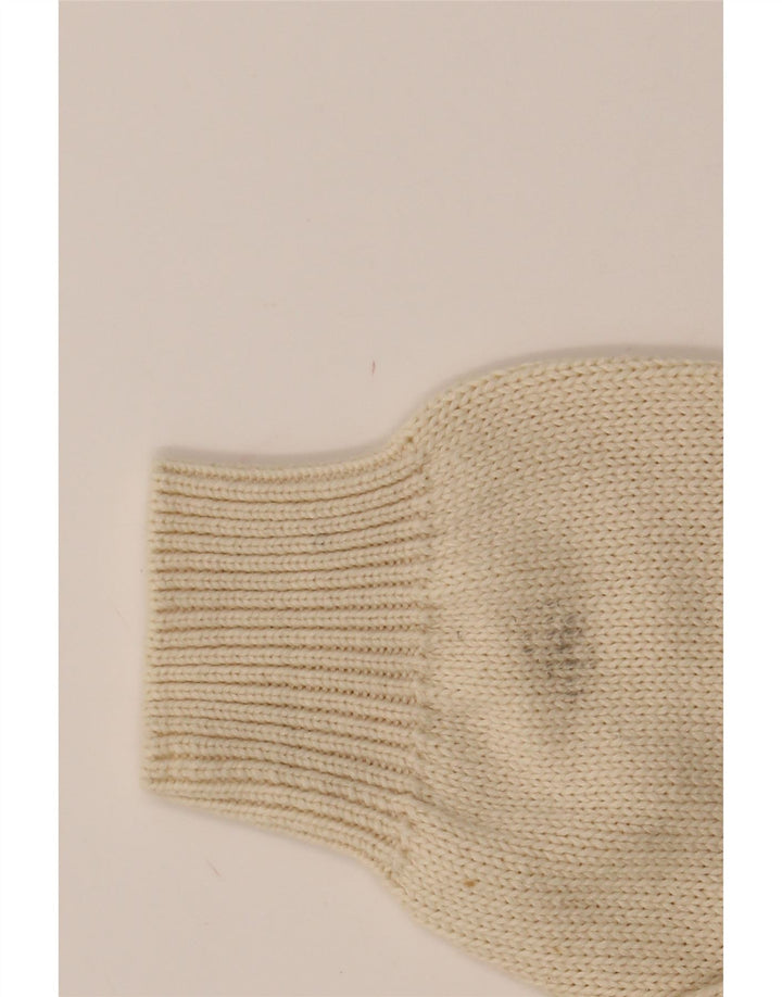 VINTAGE Mens Crew Neck Jumper Sweater IT 54 XL Beige Cotton Vintage Vintage and Second-Hand Vintage from Messina Hembry 