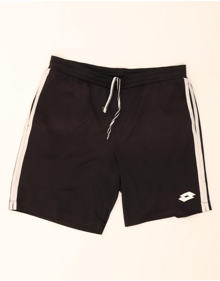 Lotto Mens Sport Shorts Médio Preto