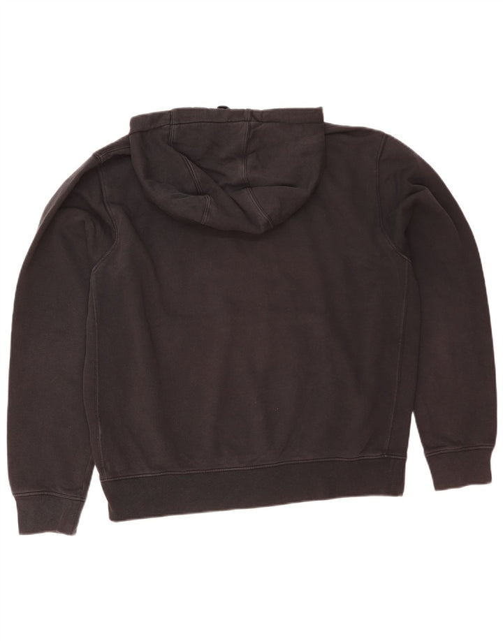 Nike masculino gráfico moletom com capuz médio algodão preto