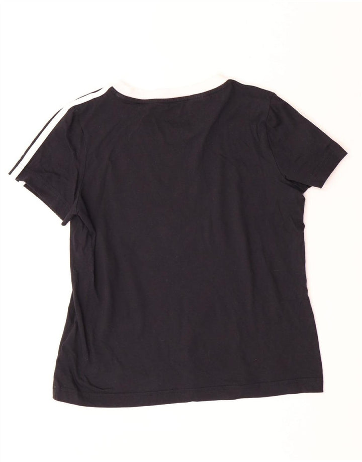 Camiseta Adidas Menina 9-10 Anos Algodão Preto
