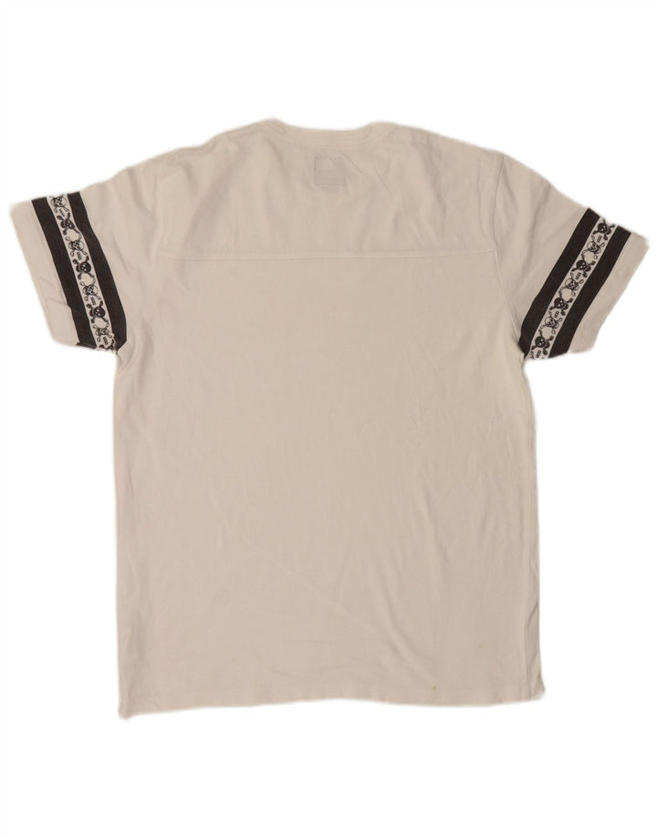 Vans Camiseta masculina gráfica Top médio branco colorblock algodão