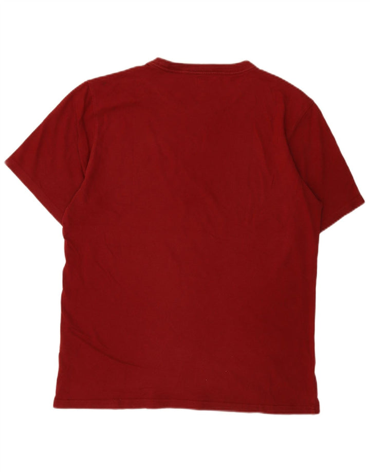 Camiseta masculina CONVERSE top pequeno algodão vermelho