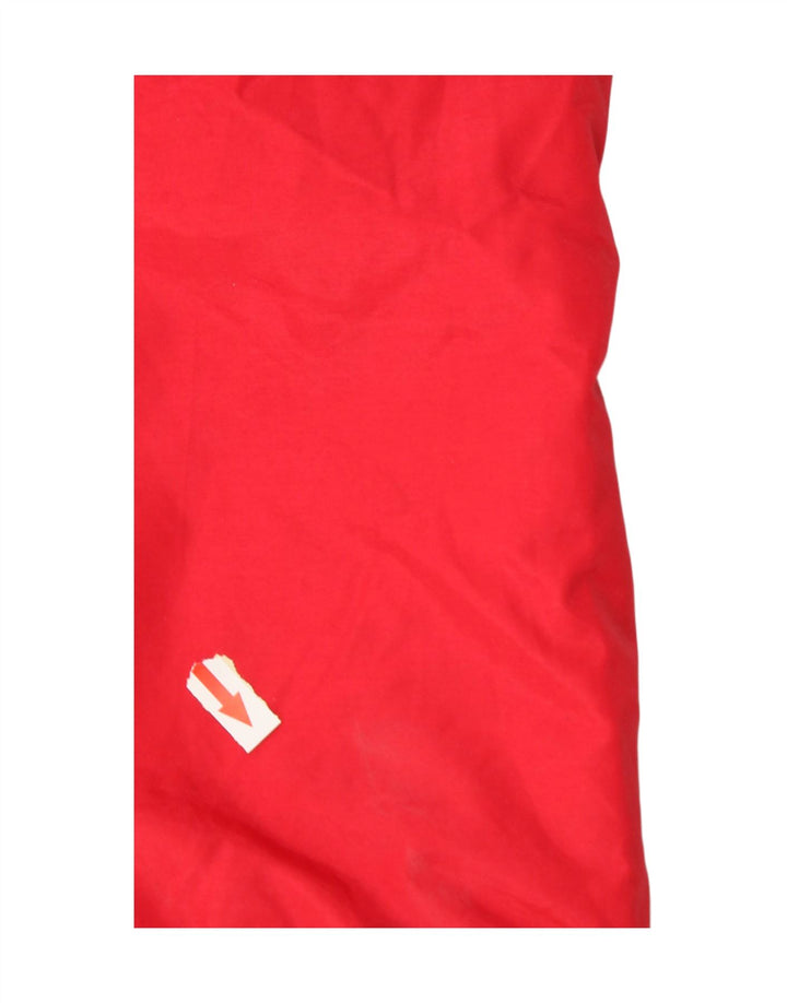 Macacão feminino de esqui com capuz Brugi IT 44 médio vermelho colorblock poliamida