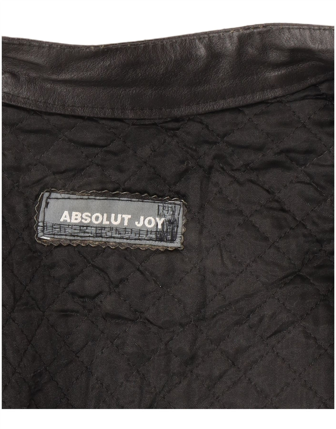 Jaqueta de couro masculina vintage UK 40 grande couro preto