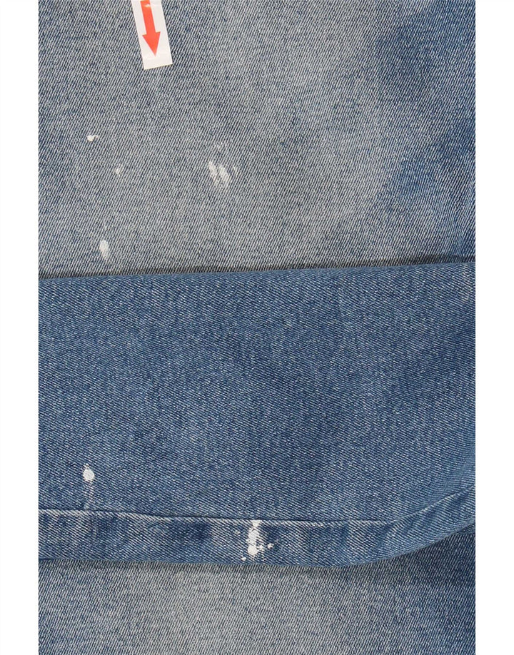 French Connection Masculino Slim Jeans W38 L32 Azul Algodão