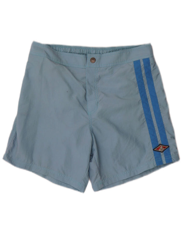 Bear Mens Natação Shorts Médio Azul Nylon