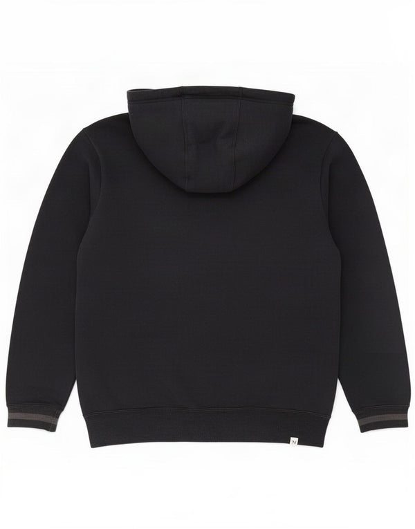 Puma masculino gráfico moletom com capuz médio algodão preto