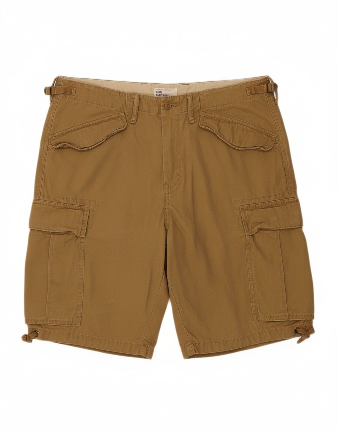 GAP Mens Khakis Cargo Shorts W36 Grande Algodão Bege