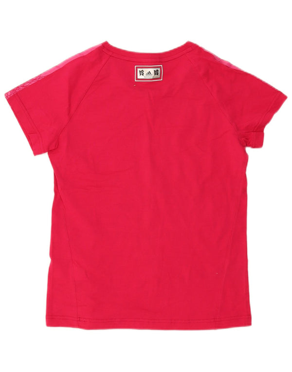 Camiseta Feminina Adidas Top UK 14 Médio Algodão Rosa