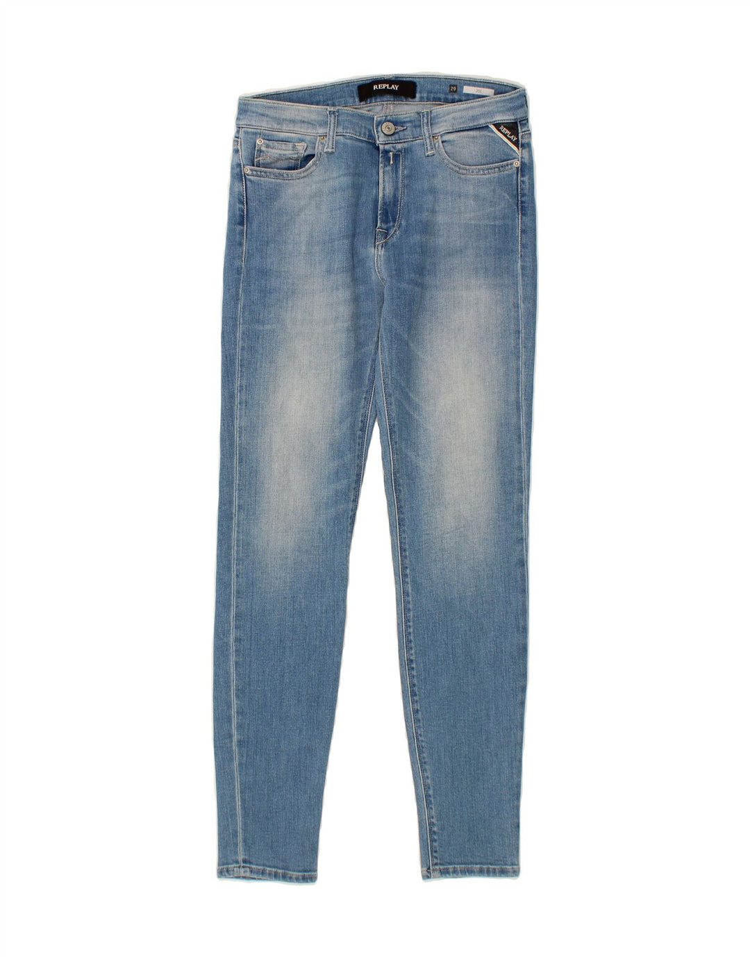 REPLAY Womens Skinny Jeans  W29 L29 Blue Cotton Vintage Replay and Second-Hand Replay from Messina Hembry 