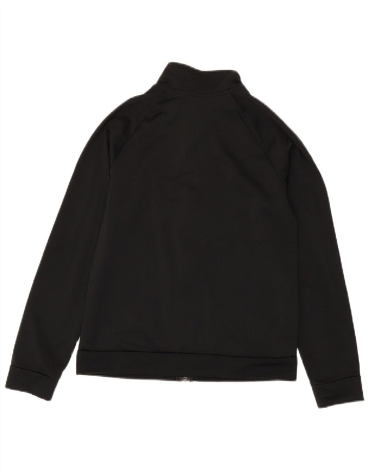 Casaco de treino Adidas Boys 11-12 anos preto poliéster