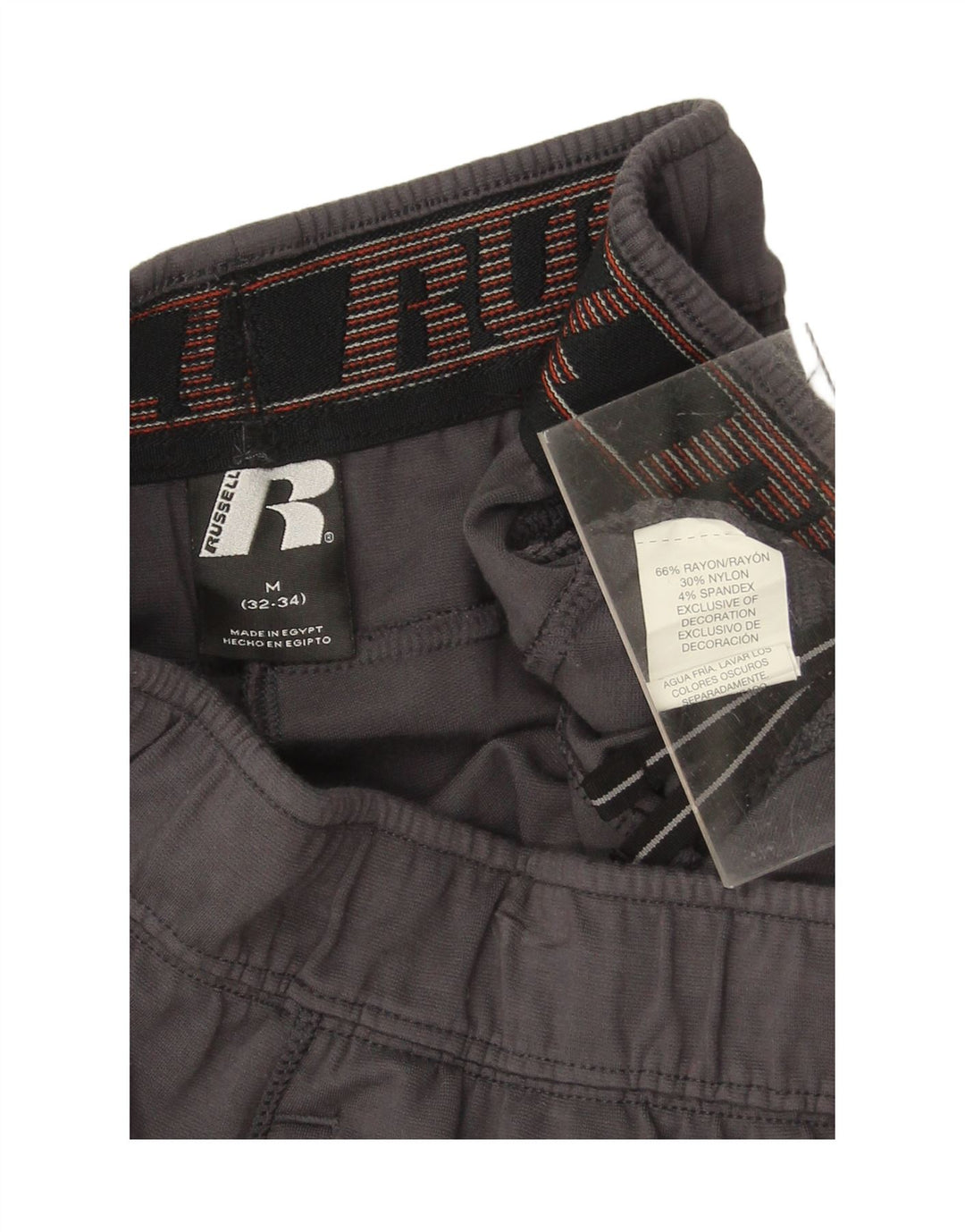 Calça de treino masculina RUSSELL ATLÉTICO cinza médio rayon