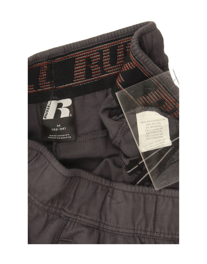 Calça de treino masculina RUSSELL ATLÉTICO cinza médio rayon