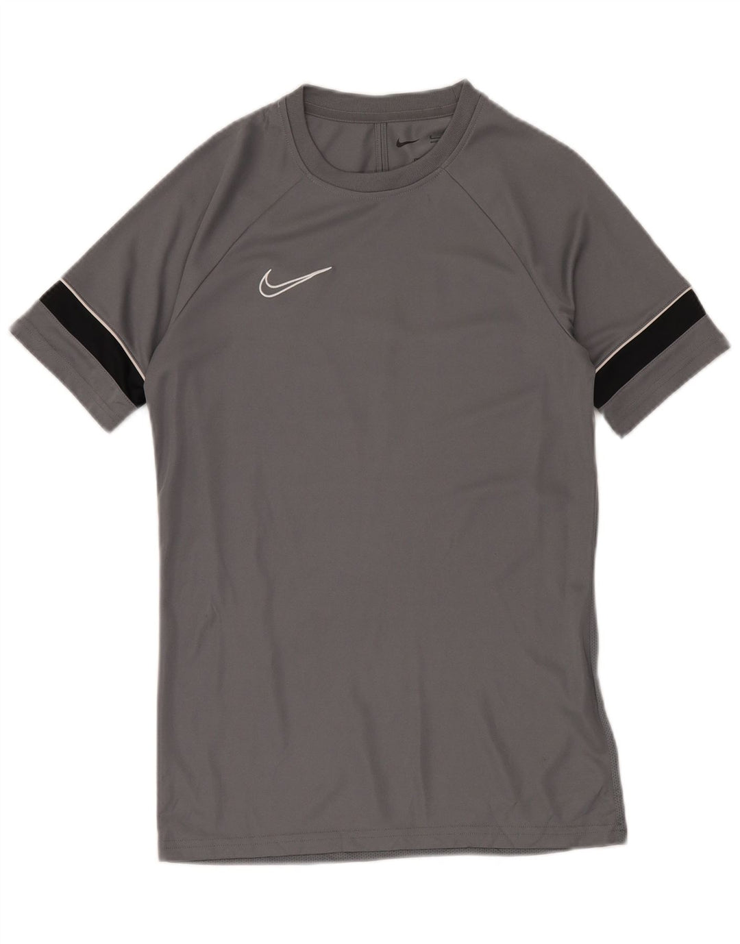 NIKE Mens T-Shirt Top Small Grey Colourblock Polyester