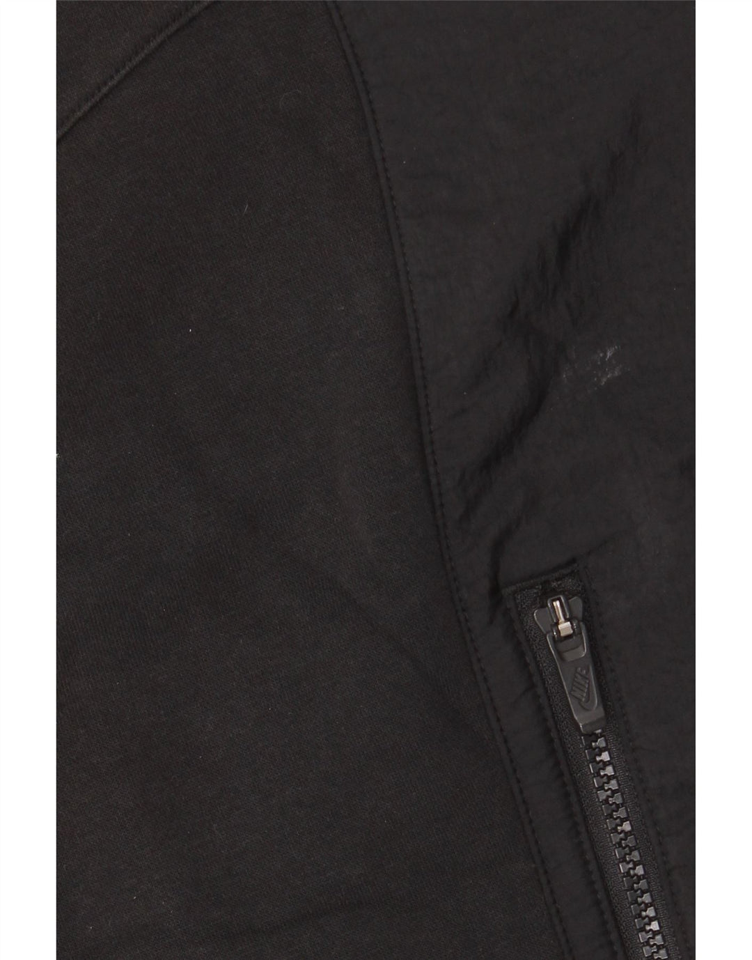Suéter Nike Masculino Zip com Capuz Pequeno Algodão Preto