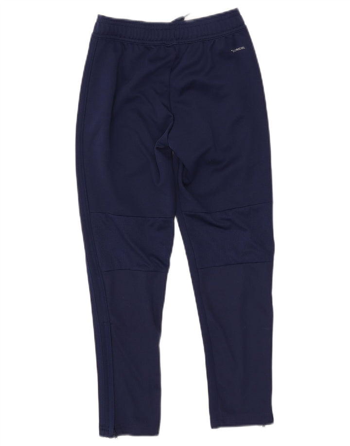 Calças de treino ADIDAS Menino Climacool 7-8 anos azul marinho poliéster