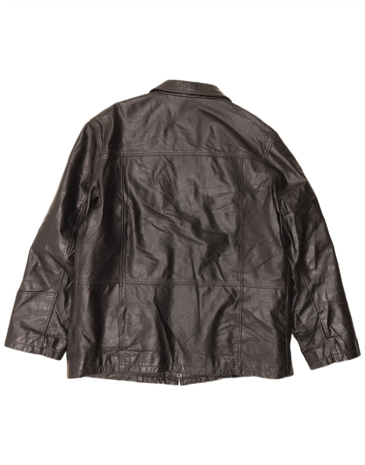 Jaqueta de couro masculina Conbipel IT 56 2XL preta