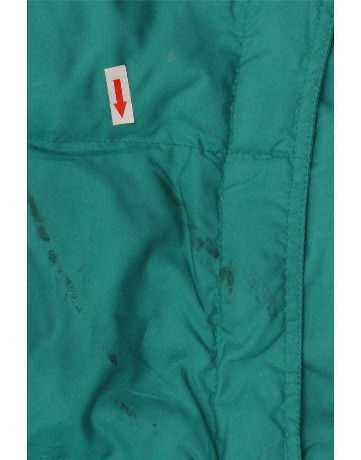 Jaqueta masculina acolchoada com capuz Think Pink IT 50 grande nylon verde
