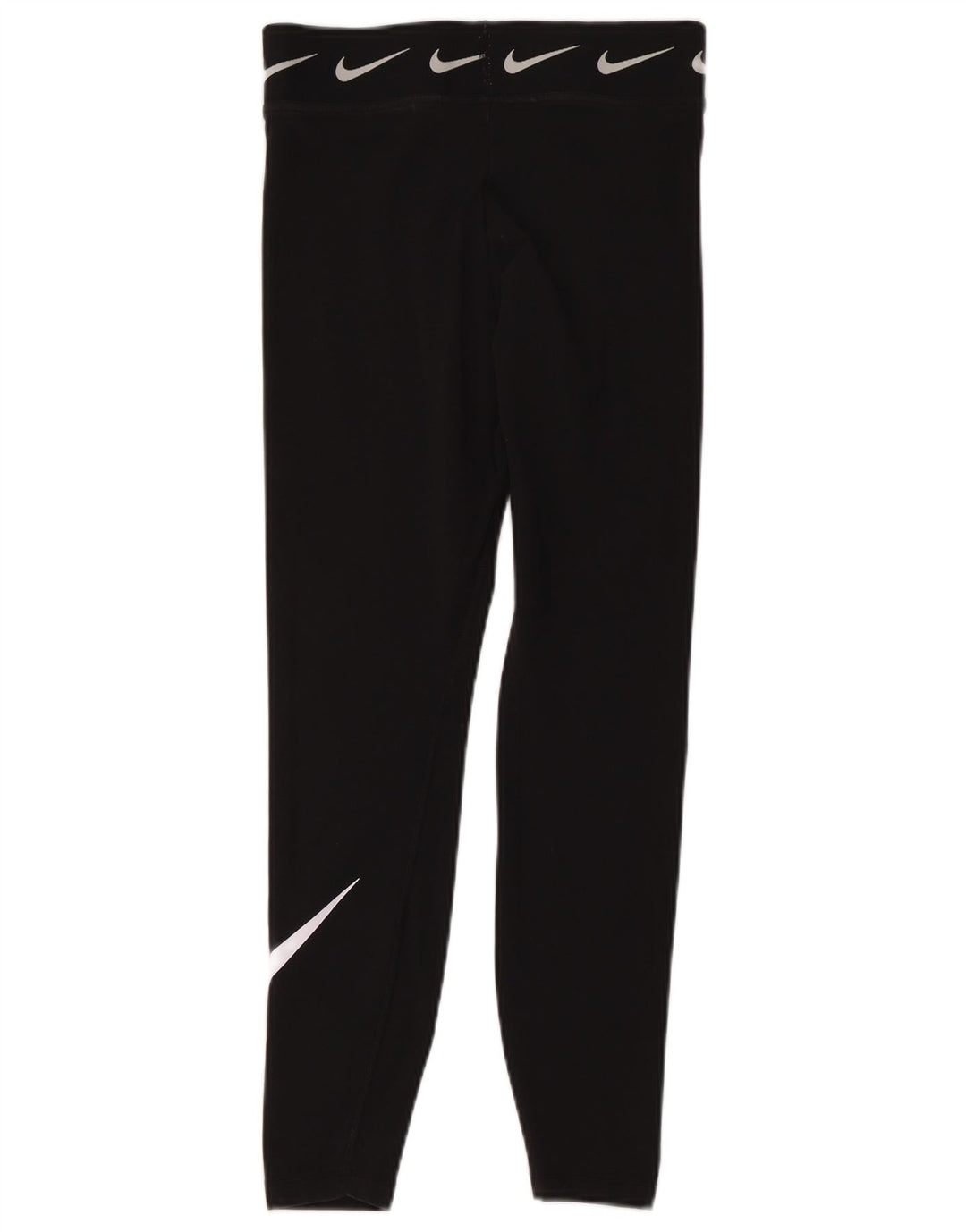 Leggings Nike Femininas Graphic Crop UK 12 Médio Algodão Preto