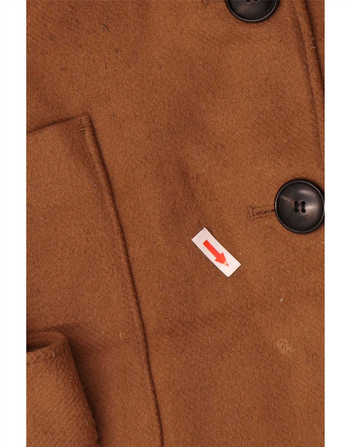 Sobretudo feminino Marks & Spencer UK 24 4XL poliéster bege