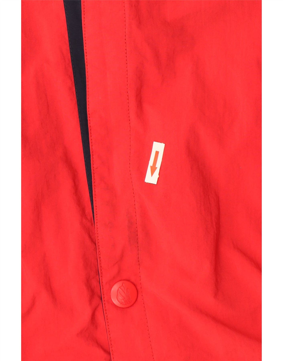 Jaqueta de chuva masculina NAUTICA com capuz Reino Unido 38 nylon vermelho médio