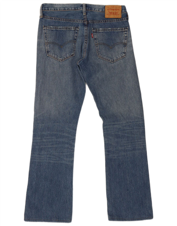 Levi's Masculino 527 Bootcut Jeans W31 L31 Azul Algodão