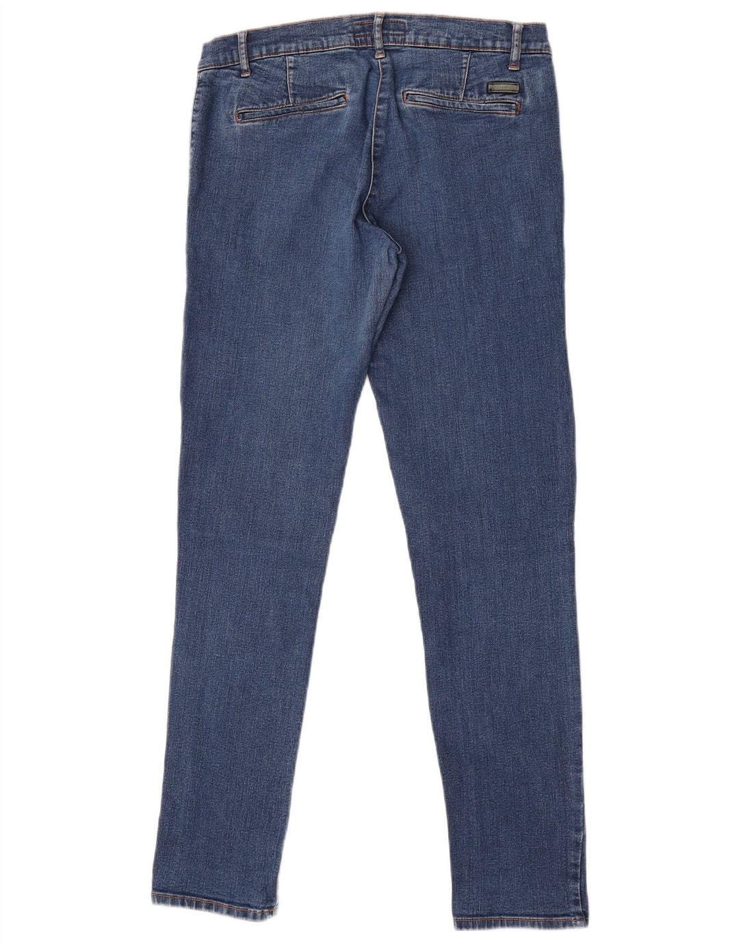 Jeans skinny feminino Trussardi IT 40 pequeno W26 L31 azul poliéster