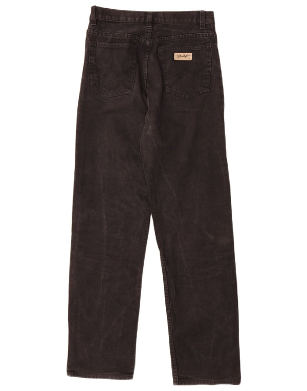 Wrangler Mens Straight Jeans W29 L29 Algodão Preto