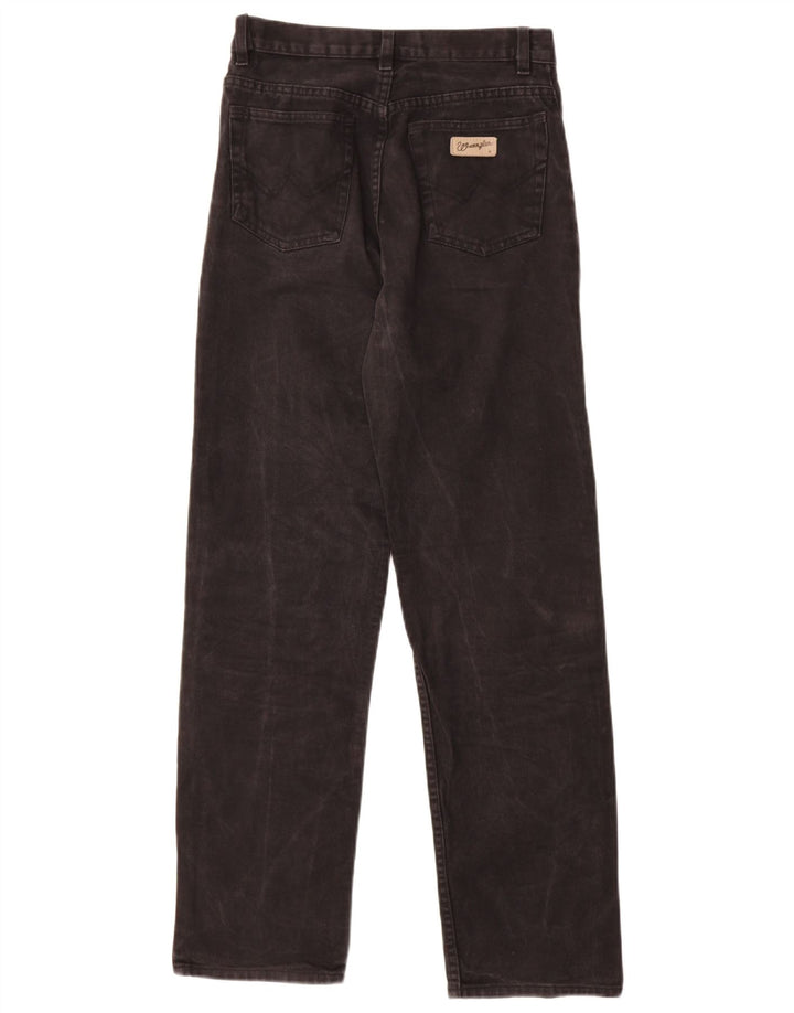 Wrangler Mens Straight Jeans W29 L29 Algodão Preto