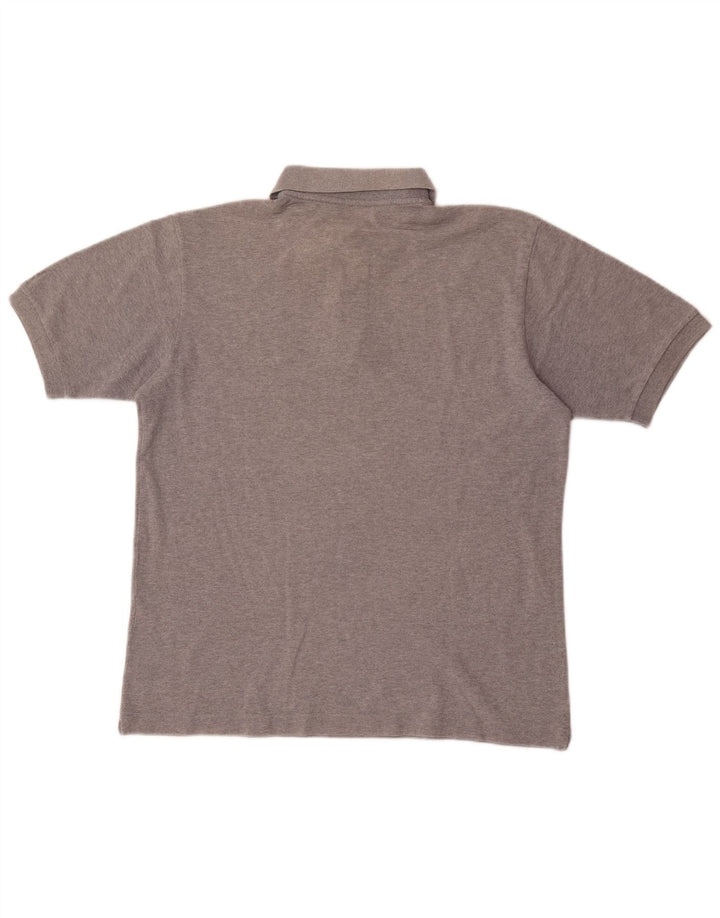Camisa polo masculina Kappa algodão cinza médio
