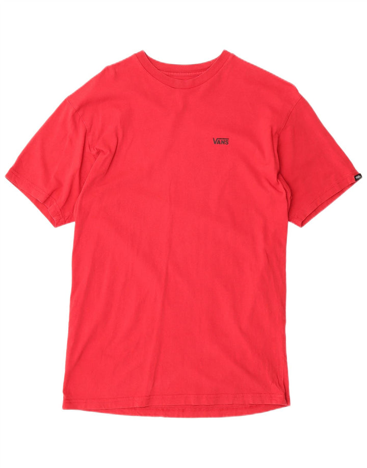 Camiseta VANS Masculina Classic Fit Top Médio Algodão Vermelho