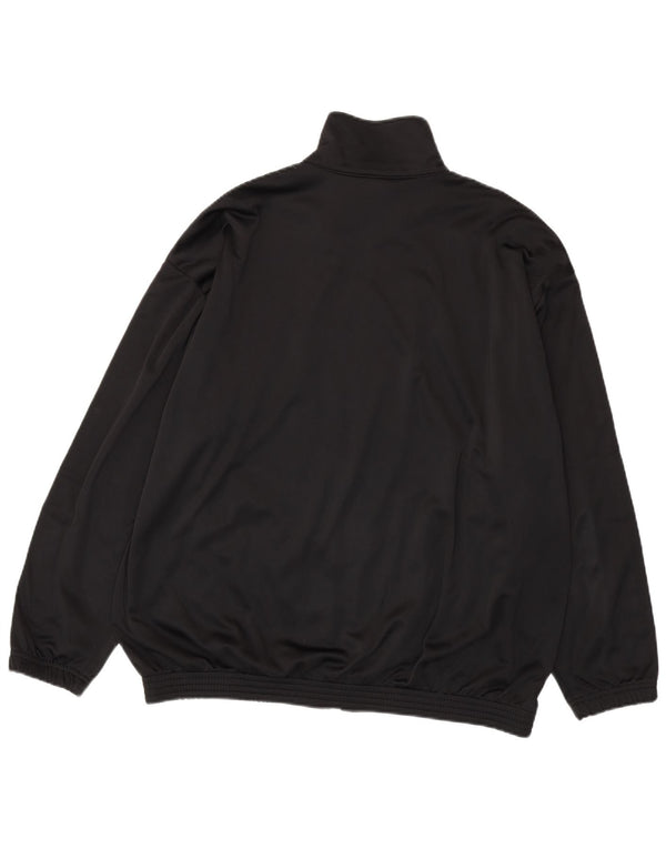 Asics Mens Graphic Tracksuit Top Jacket XL Black