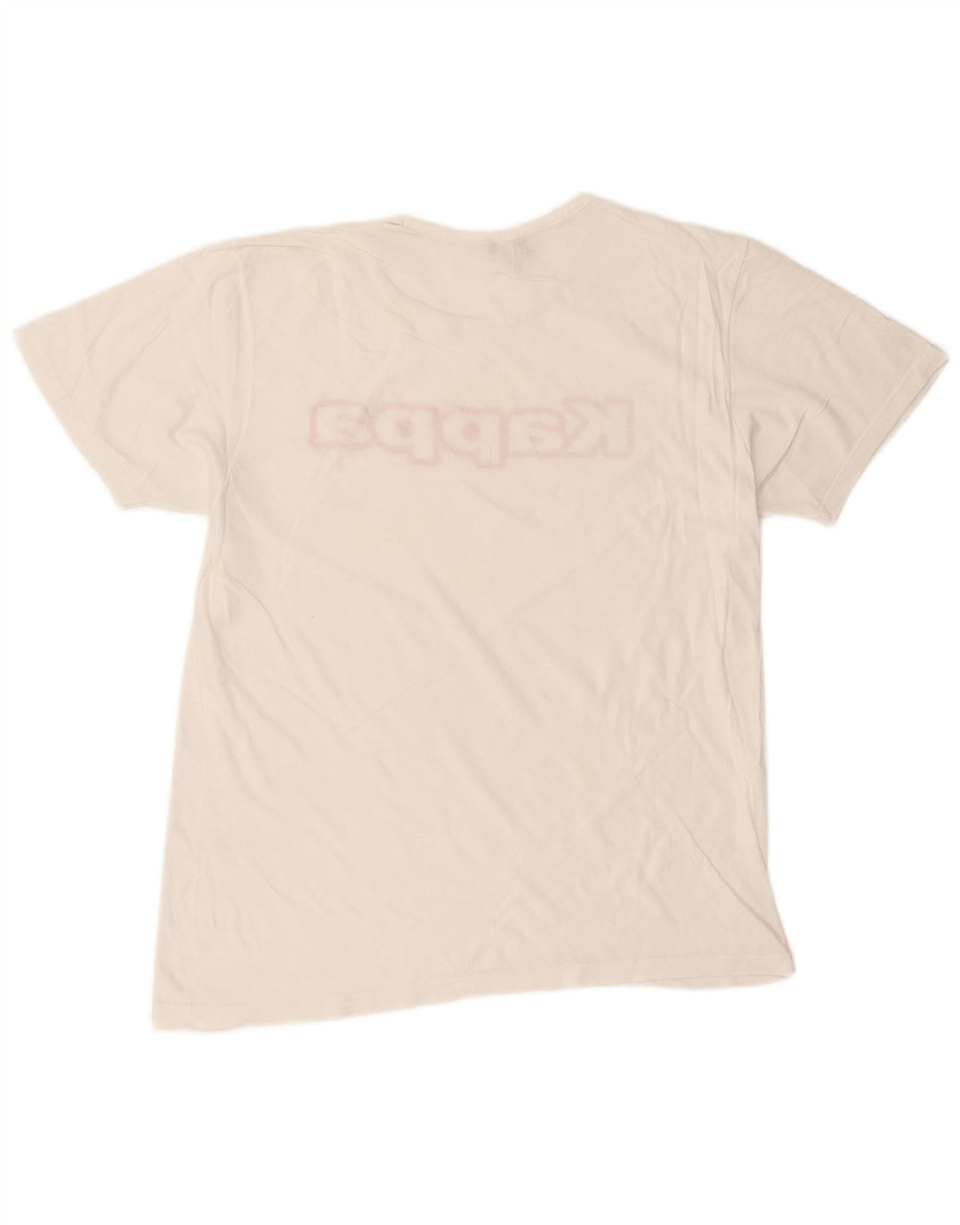 Camiseta gráfica masculina Kappa Top XL algodão branco