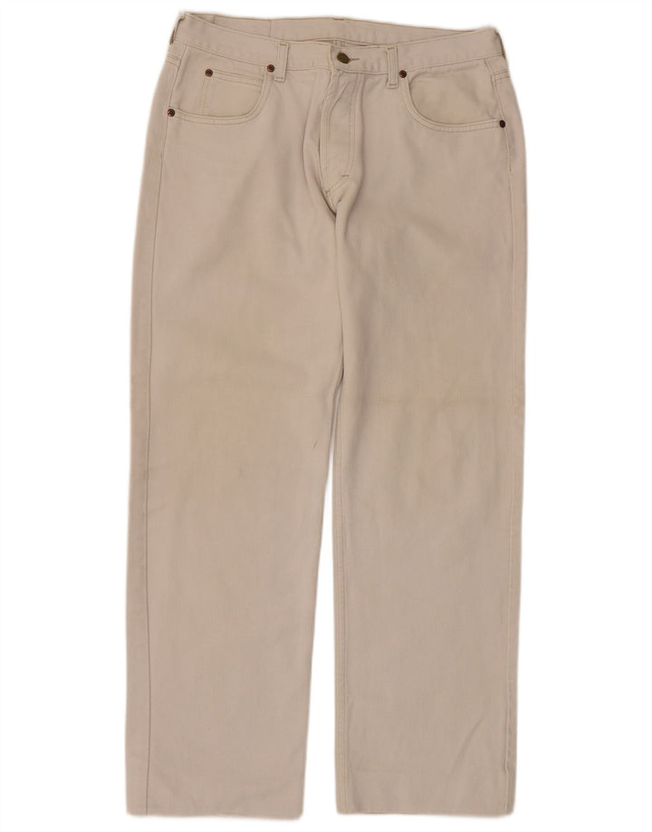 Jeans retos masculinos LEE W36 L29 algodão bege