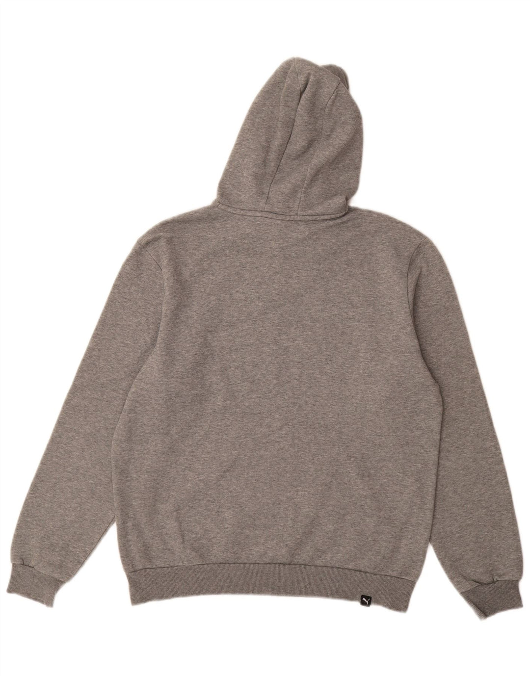 PUMA Mens Graphic Hoodie Jumper Médio Algodão Cinza