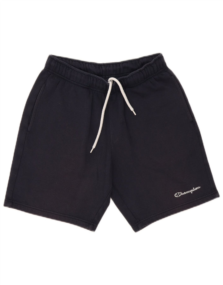 Shorts esportivos masculinos CHAMPION médio algodão azul marinho