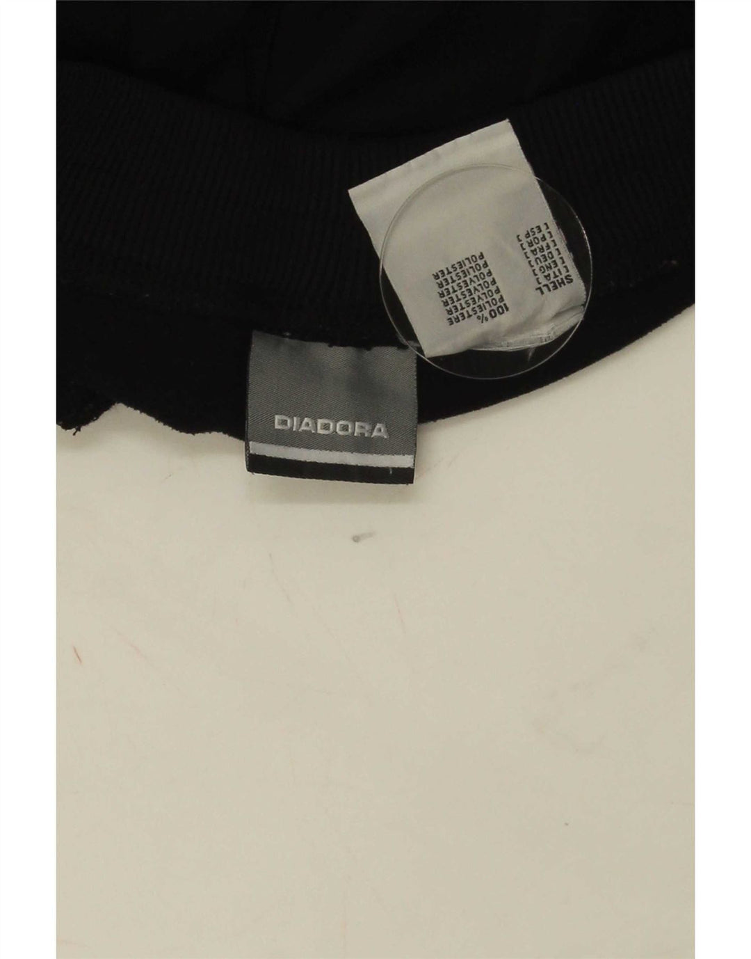 Calça de treino feminina Diadora UK 12 poliéster preto médio