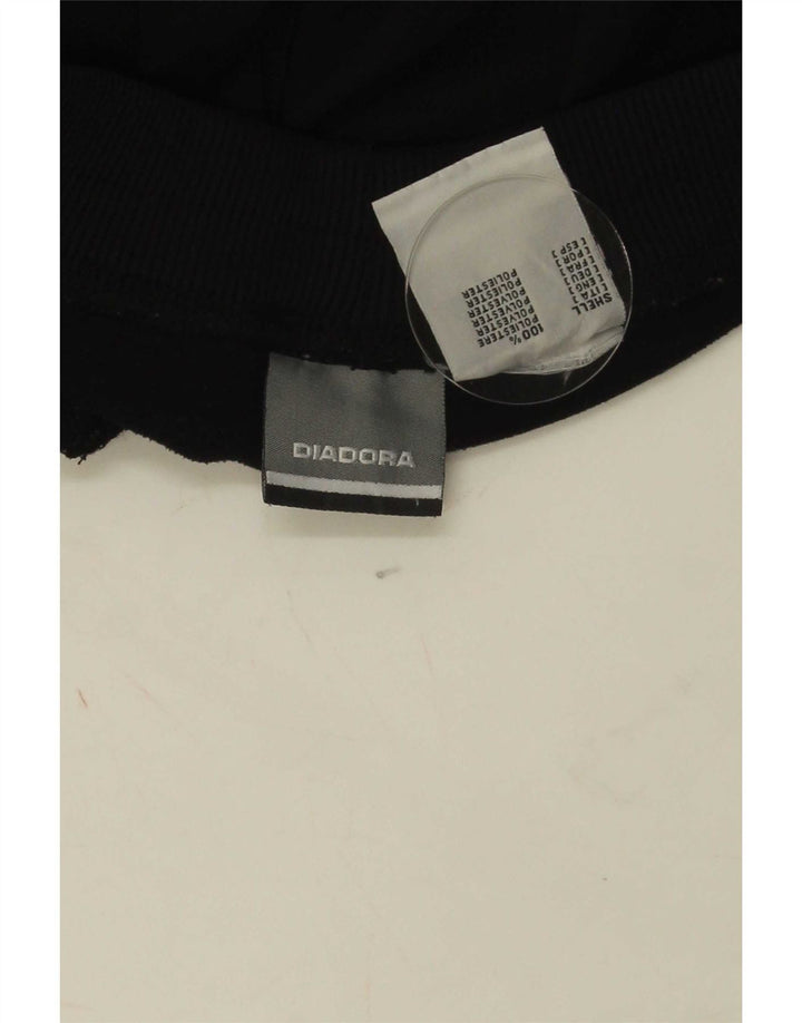 Calça de treino feminina Diadora UK 12 poliéster preto médio