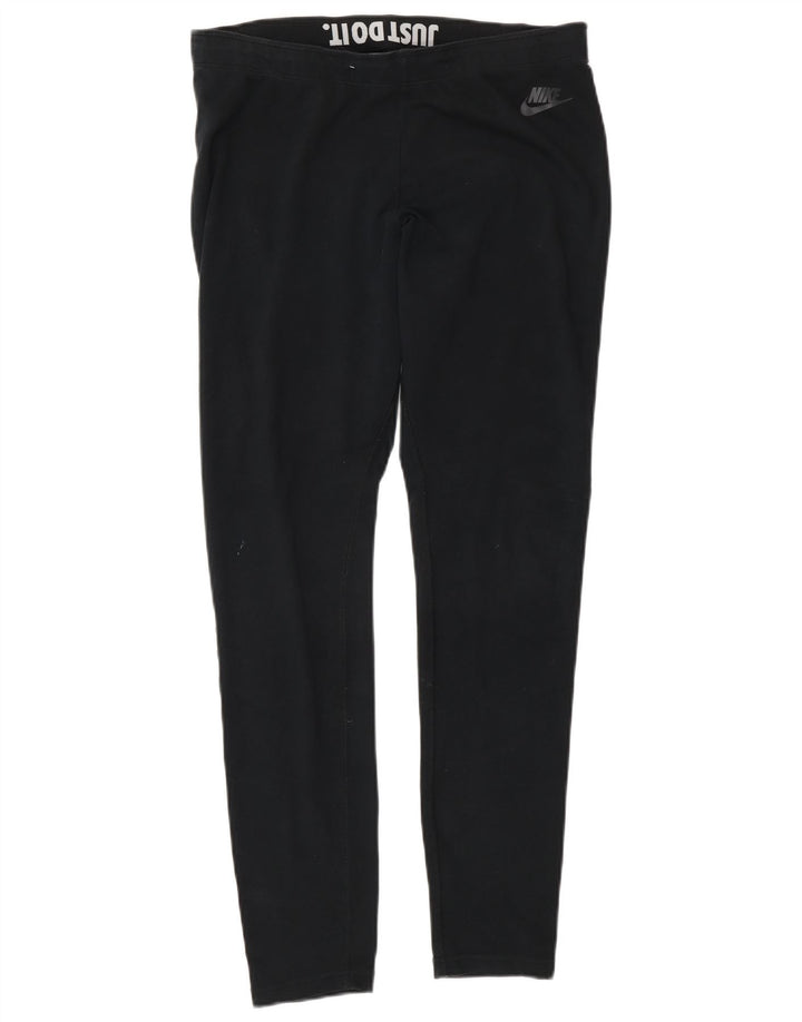 Leggings Nike Graphic Femininas UK 14 Grande Preto