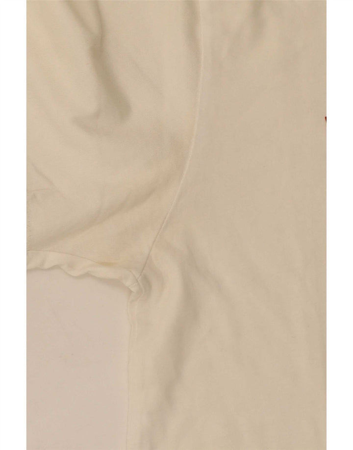 Camiseta gráfica masculina Levi's Top pequeno algodão branco