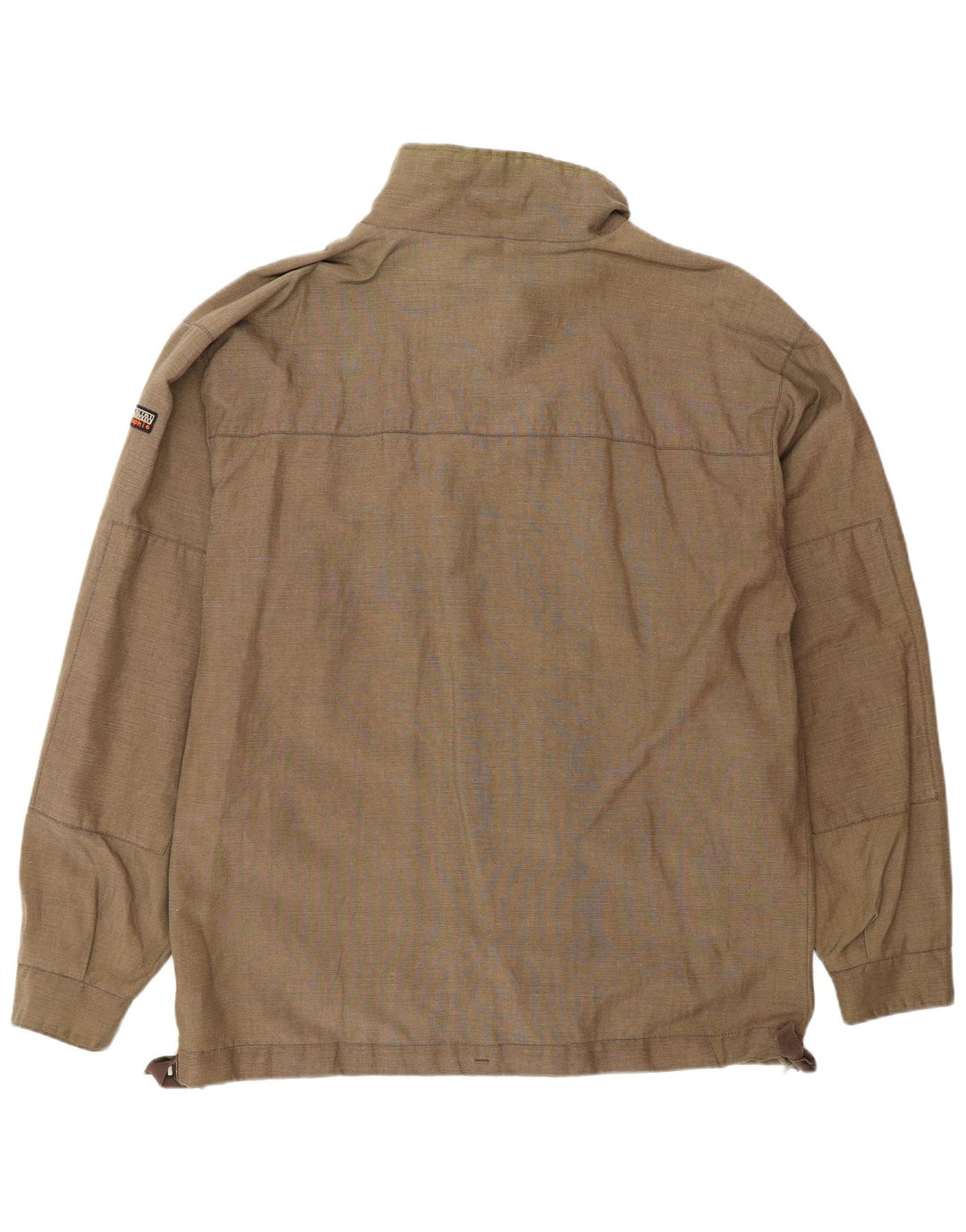 Jaqueta utilitária masculina Napapijri UK 40 grande poliéster cáqui