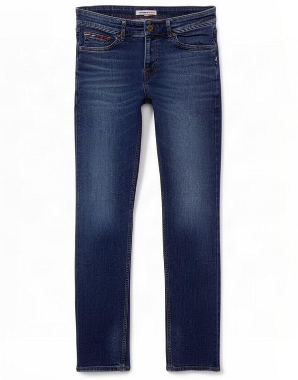 Tommy Hilfiger Womens Slim Jeans W32 L32 Azul Algodão
