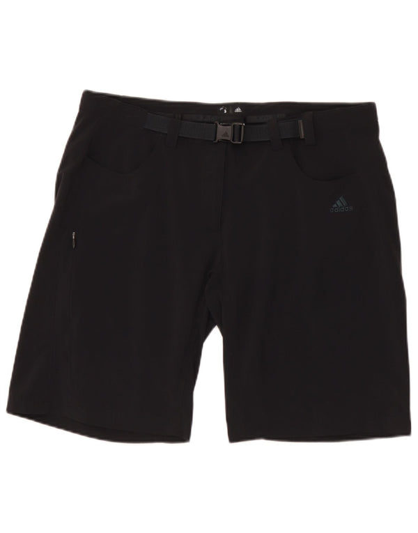 Shorts Cargo Adidas Feminino Reino Unido 16 Grande W34 Preto Nylon
