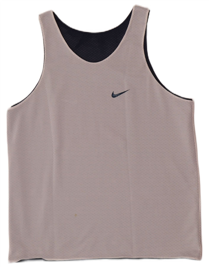 Colete reversível masculino Nike XL azul marinho poliéster